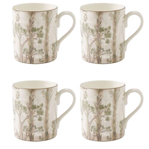 S/4 Tall Trees Mugs, Assorted
