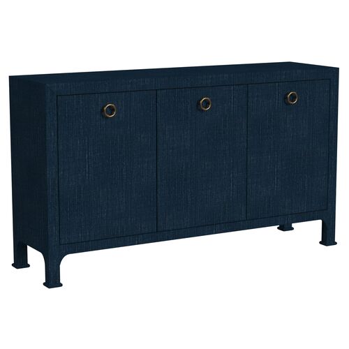 Kos Raffia 3-Door Sideboard