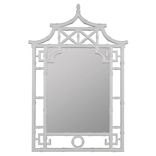 Isla Chinoiserie Custom Painted Wall Mirror