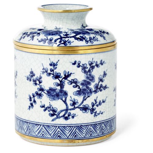 Blossom Tissue Box, Blue/White~P76721123