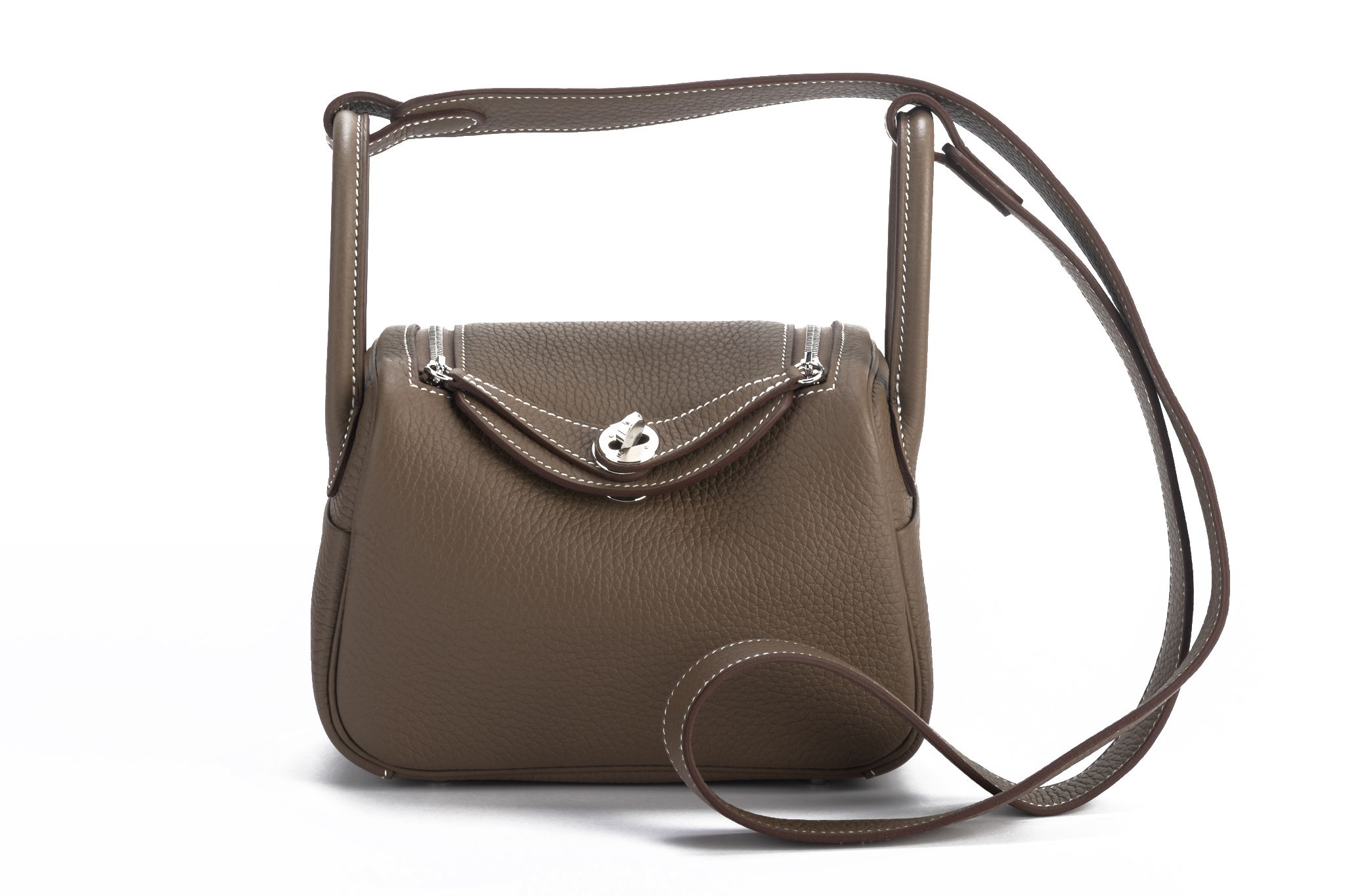 Hermes Mini Lindy Etoupe Togo BNIB~P77649470