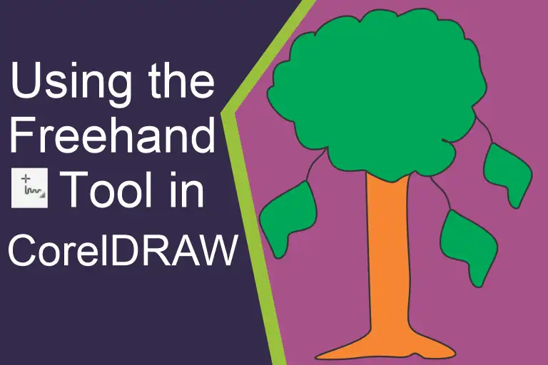 How to use the freehand tool in CorelDRAW