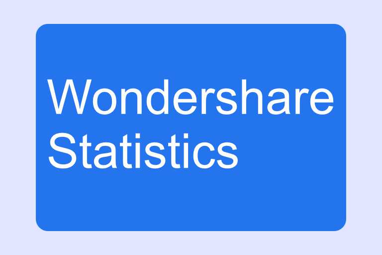 Wondershare statistics
