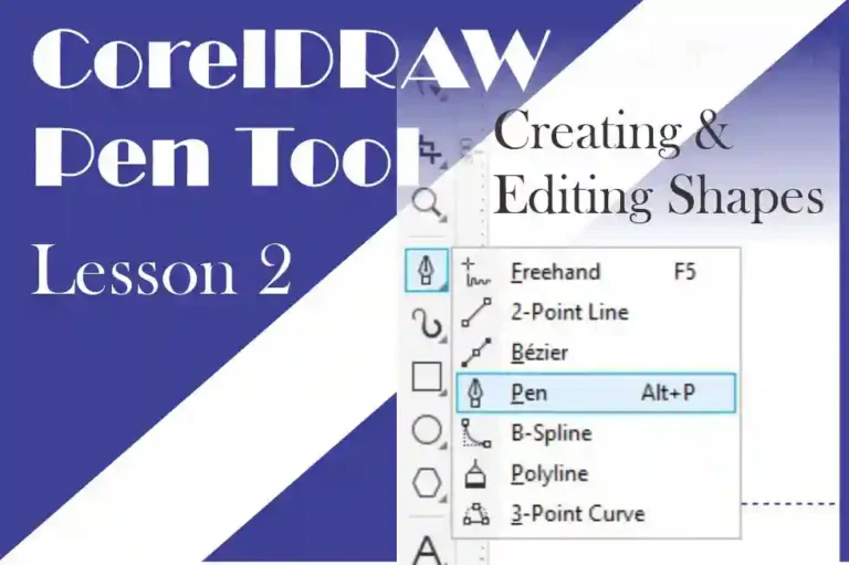 CorelDraw pen tool